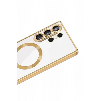 Mey İthalat®  Samsung Galaxy S26 Ultra Kross Magneticsafe Kapak - Gold