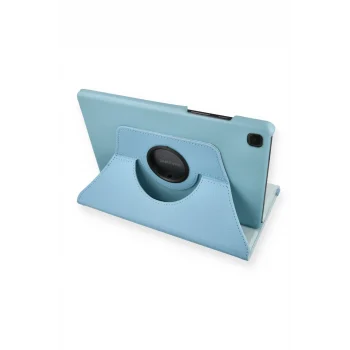 Mey İthalat®  Samsung Galaxy T500 Tab A7 10.4 Kılıf 360 Tablet Deri Kılıf - Turkuaz