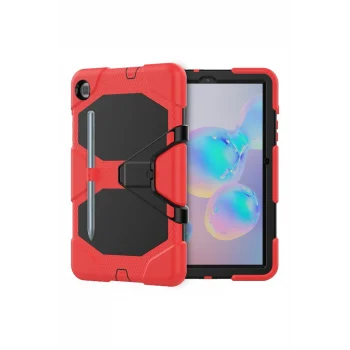 Mey İthalat®  Samsung Galaxy T500 Tab A7 10.4 Kılıf Griffin Tablet Kapak - Kırmızı