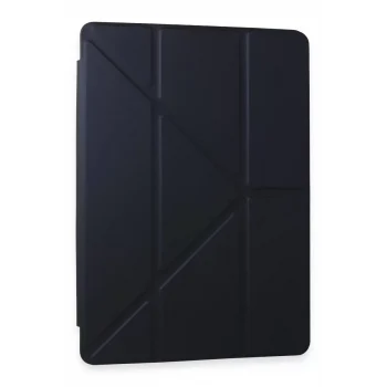 Mey İthalat®  Samsung Galaxy Tab A9 Kılıf Kalemlikli Mars Tablet Kılıfı - Lacivert