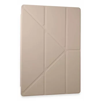 Mey İthalat®  Samsung Galaxy Tab A9 Kılıf Kalemlikli Mars Tablet Kılıfı - Rose Gold