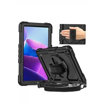 Mey İthalat®  Samsung Galaxy Tab S10 FE Plus 13.1 Kılıf Amazing Tablet Kapak - Siyah