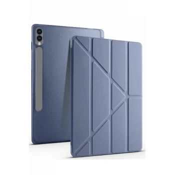 Mey İthalat®  Samsung Galaxy X510 Tab S9 FE 11 Kılıf Kalemlikli Mars Tablet Kılıfı - Lavender