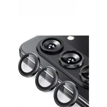 Mey İthalat®  Samsung Galaxy Z Fold 5 Valdez Metal Kamera Lens - Siyah