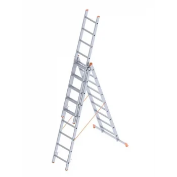Mey İthalat® Saraylı 3x9 A Tipi Sürgülü Merdiven 7,41 Metre