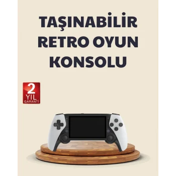 Mey İthalat® Şarjlı, Hafıza Kart Destekli Oyun Konsolu