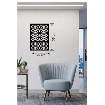Mey İthalat® Selçuklu Yıldızı Temalı Ahşap Duvar Tablosu - 25x35 cm Lazer Kesim Dekoratif Pano