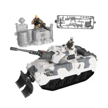 Mey İthalat® Sesli ve Işıklı Soldier Force Kar Tankı Oyun Seti