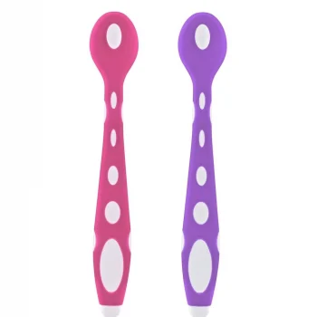 Mey İthalat®  Silikon Mama Kaşığı 563 Pembe Mor