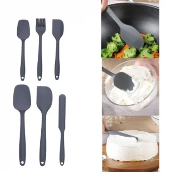 Mey İthalat® Silikon Spatula ve Fırça Seti