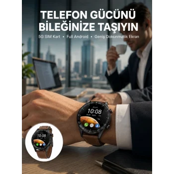 Mey İthalat® SIM Kartlı Akıllı Saat GPS WiFi Bluetooth Destekli Yeni Nesil