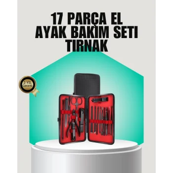 Mey İthalat® Siyah Kaymaz Teknolojili El ve Ayak Bakım Seti
