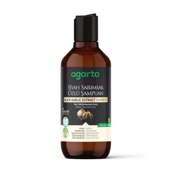 Mey İthalat®   Siyah Sarımsak Özlü Şampuan 400 ml