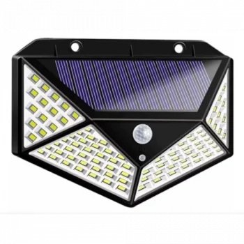 Mey İthalat® Solar Hareket Sensörlü Duvar Lambası 100 Led