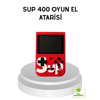 Mey İthalat® SUP Retro El Konsolu – 500 Oyun, TV Bağlantılı, 3 İnç Ekranlı Şarjlı Mini Atari