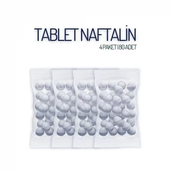 Mey İthalat® Tablet Naftalin Güve Topu Naftalin 80 Adet 718