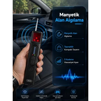 Mey İthalat® Taşınabilir Gizlilik ve Güvenlik Kontrol Dedektörü