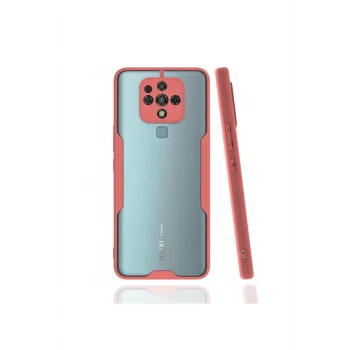 Mey İthalat®  Tecno Camon 16 Kılıf Platin Silikon - Pembe