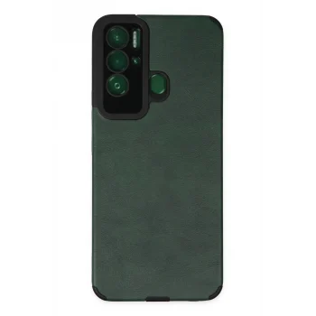 Mey İthalat®  Tecno Pova Neo Kılıf Loop Deri Silikon - Yeşil