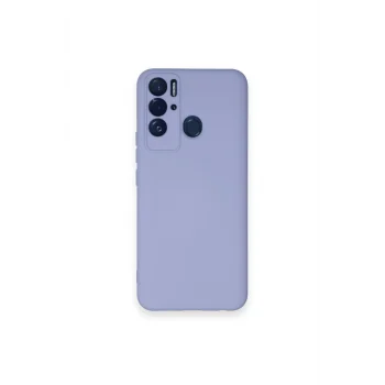 Mey İthalat®  Tecno Pova Neo Kılıf Nano içi Kadife Silikon - Lila