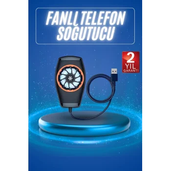 Mey İthalat® Telefon Soğutucu Cep Telefon Soğutma Fanı Radyatör