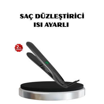 Mey İthalat® Titanyum Kaplamalı Saç Düzleştirici – Nem Koruma Sensörü