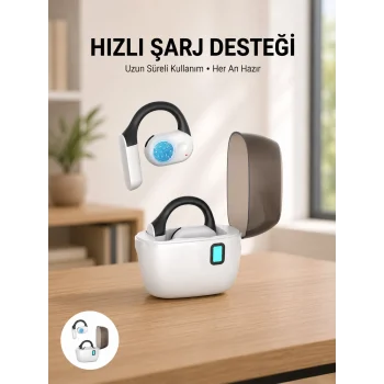 Mey İthalat® TWS Bluetooth Kulaklık – Otomatik Şarj, Taşınabilir Şarj Kutusu Yeni Nesil