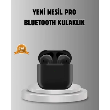 Mey İthalat® Tws Pro 5 3D HD Ses Bluetooth Kulaklık – Kablosuz, Ergonomik, Şarj Kutulu, Gürültü Engelleme