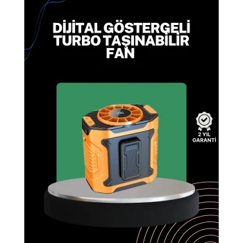 Mey İthalat® USB Şarjlı Kompakt El ve Boyun Fanı Çok Fonksiyonlu