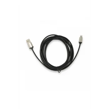 Mey İthalat®  USB to Lightning 3m Kablo - Siyah