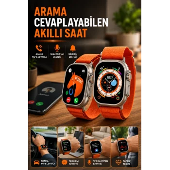 Mey İthalat® Uyku ve Nabız Takipli, Wireless Şarjlı Akıllı Saat Android ve iOS Uyumlu