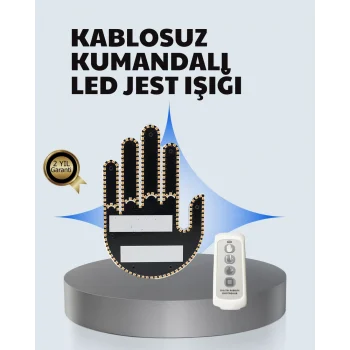 Mey İthalat® Uzaktan Kumandalı Çok Fonksiyonlu Araç Led Işığı