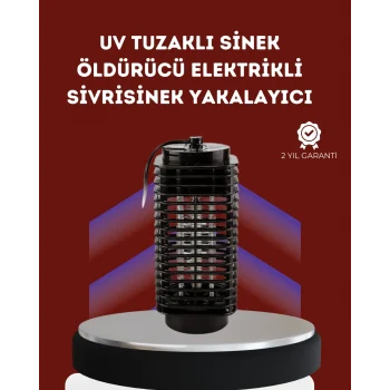 Mey İthalat® Uzun Ömürlü Elektrikli Sivrisinek Katili – Sessiz Çalışma, Güçlü Performans