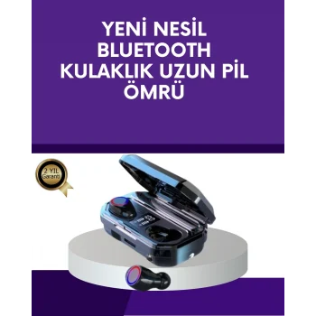Mey İthalat® Uzun Pil Ömürlü Kablosuz Kulaklık – 4 Saat Kesintisiz Kullanım
