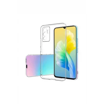 Mey İthalat®  Vivo V23 5G Kılıf Lüx Şeffaf Silikon