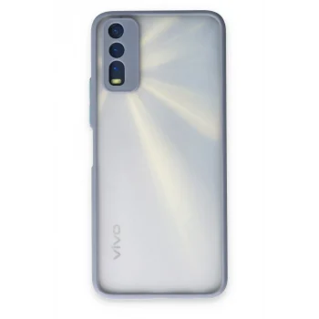 Mey İthalat®  Vivo Y11S Kılıf Montreal Silikon Kapak - Gri