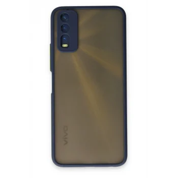 Mey İthalat®  Vivo Y11S Kılıf Montreal Silikon Kapak - Lacivert