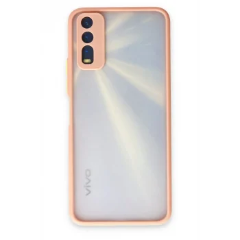 Mey İthalat®  Vivo Y11S Kılıf Montreal Silikon Kapak - Pembe