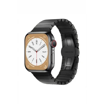 Mey İthalat®   Watch 38mm KR413 Fine Steel Kordon - Siyah
