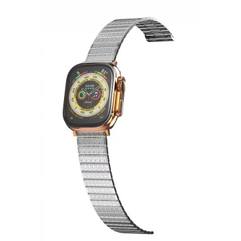 Mey İthalat®   Watch 38mm Made Metal Kordon - Gümüş