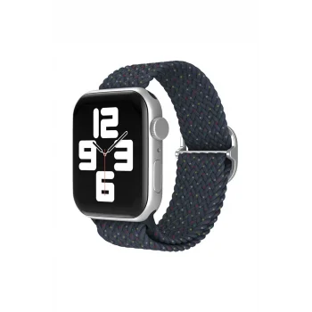 Mey İthalat®   Watch 38mm Star Kordon - Benekli Lacivert