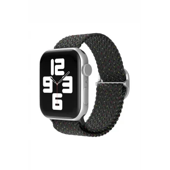 Mey İthalat®   Watch 38mm Star Kordon - Benekli Siyah