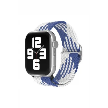 Mey İthalat®   Watch 38mm Star Kordon - Mavi-Beyaz