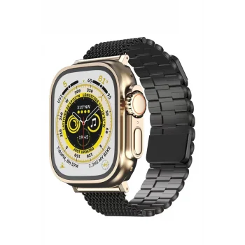 Mey İthalat®   Watch 42mm Ascend Metal Kordon - Siyah