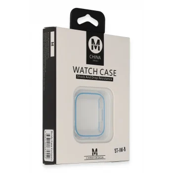 Mey İthalat®   Watch 45mm Bondy Kasa Koruyucu - Mavi