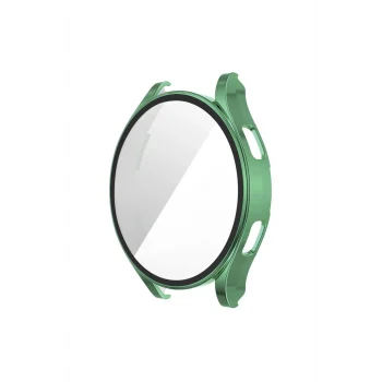 Mey İthalat®  Watch 5 40mm Wall Camlı Kasa Ekran Koruyucu - Koyu Yeşil