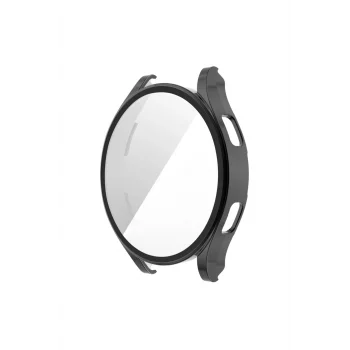 Mey İthalat®  Watch 5 44mm Wall Camlı Kasa Ekran Koruyucu - Siyah