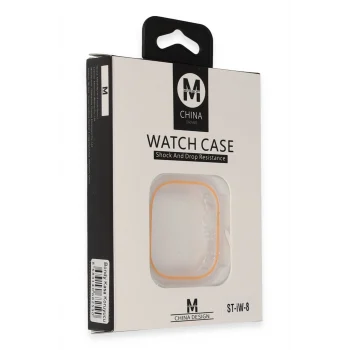 Mey İthalat®   Watch Ultra 49mm Bondy Kasa Koruyucu - Turuncu