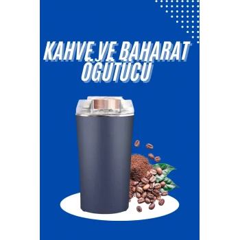Mey İthalat® Yeni Nesil Kahve ve Baharat Öğütücü Paslanmaz Çelik Kahve Değirmeni