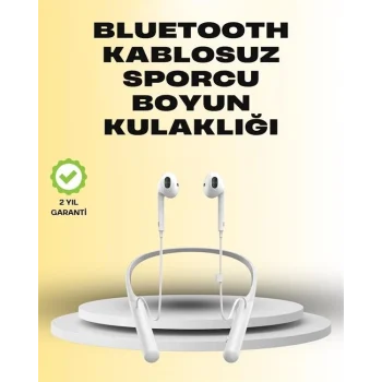 Mey İthalat® Yüksek Kapasiteli Pil Destekli Boyun Askılı Kulaklık – 100 Saat Dayanıklı